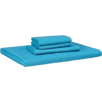 طقم ملاية سرير 3 قطع من لانتيك مايكروفيبر 220×180 سم، فيروز